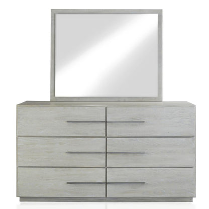 Destination Six Drawer Dresser in Cotton Grey (2024)