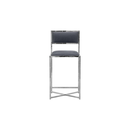 Amalfi X-Base Counter Stool in Cobalt, set of 2