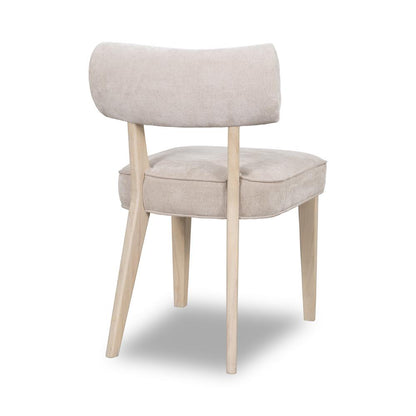 Magnolia Wood Frame Upholstered Dining Chair in Brown Sugar, set of 2