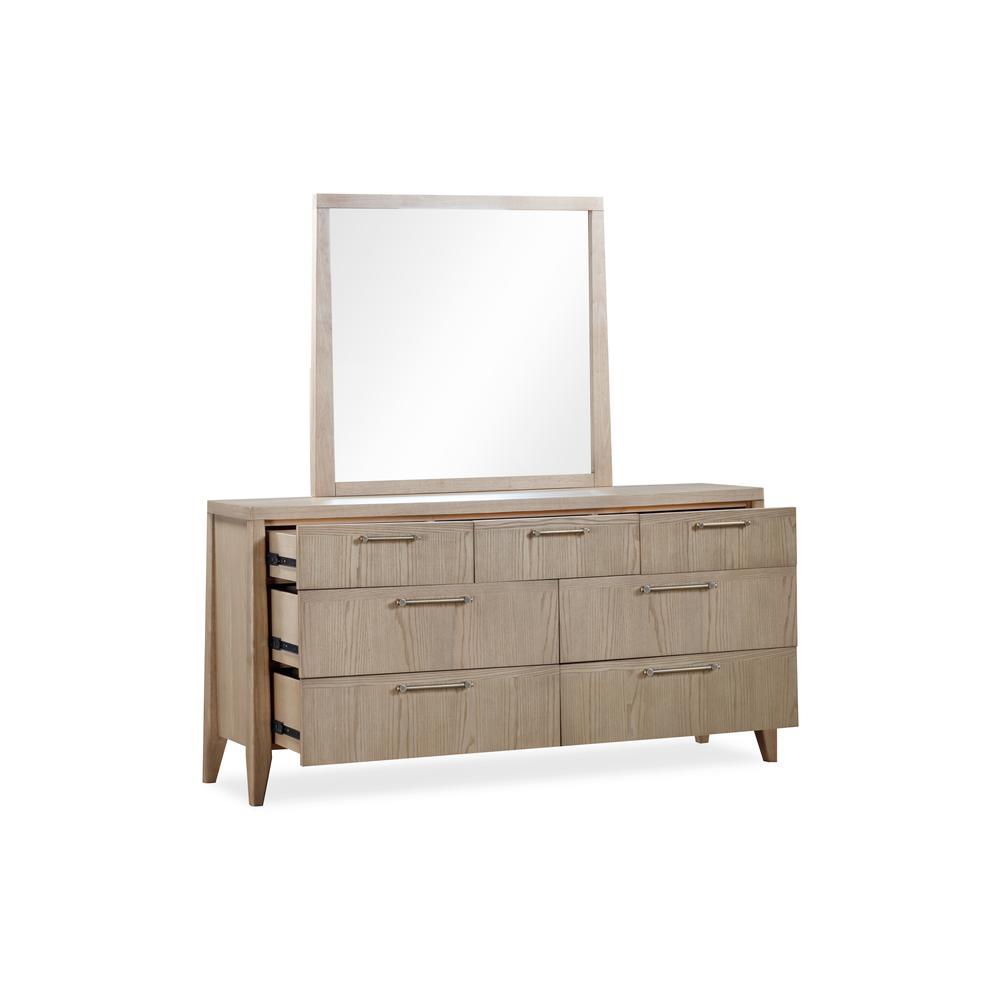 Sumire Seven Drawer Ash Wood Dresser in Ginger