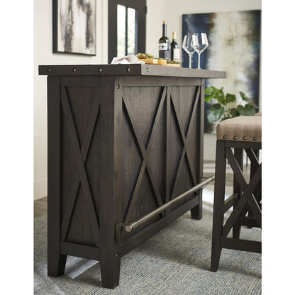 Yosemite Solid Wood Bar Table in Cafe