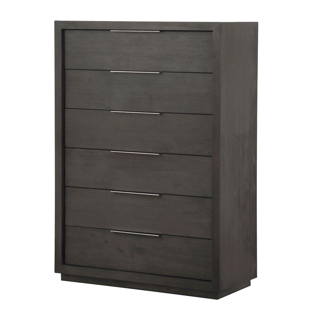 Oxford Six Drawer Chest in Basalt Grey (2024)