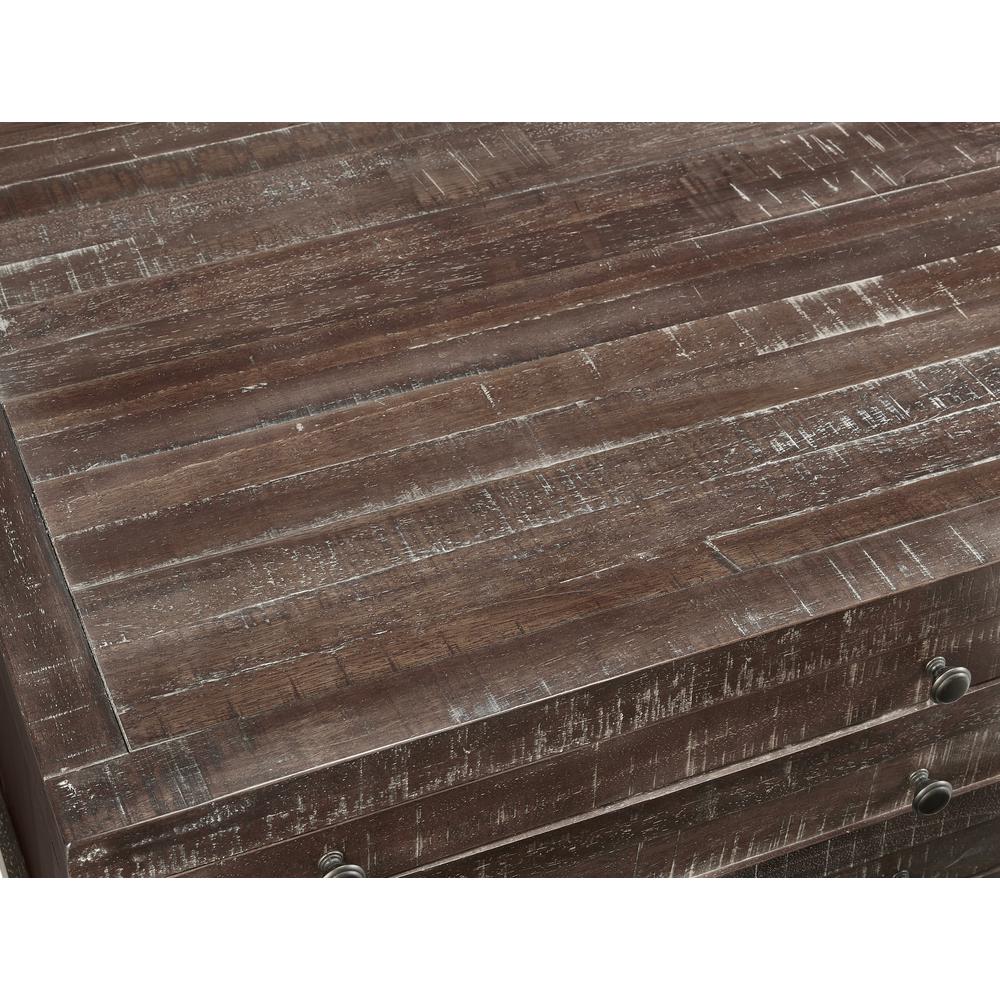 Townsend Solid Wood Side Table in Java
