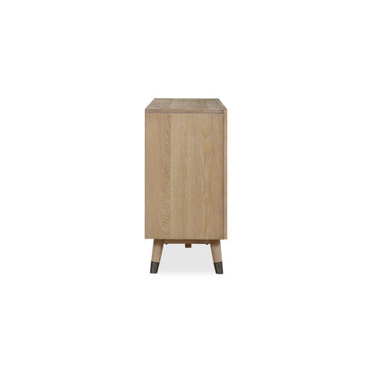 Franklin Three Drawer Two Door White Oak Sideboard in Au Natural