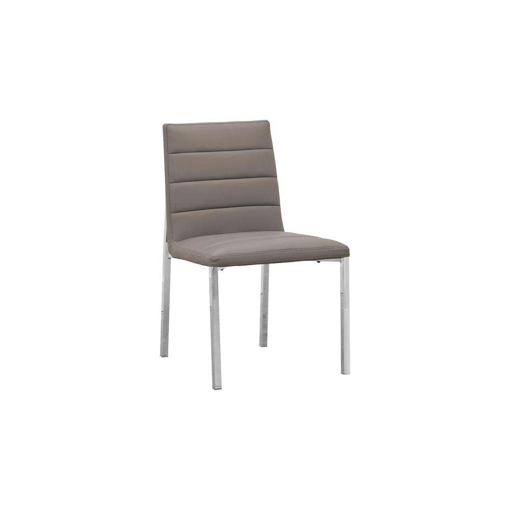 Amalfi Metal Back Chair in Taupe, set of 2