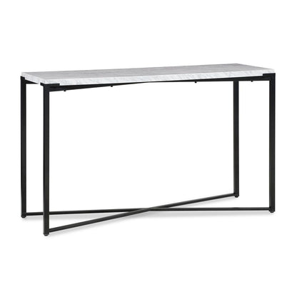 Saxon Console Table in Matte Black