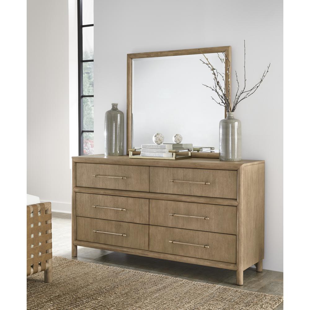 Dorsey Six Drawer Dresser in Granola
