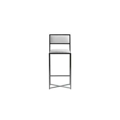 Amalfi X-Base Bar Stool in White, set of 2