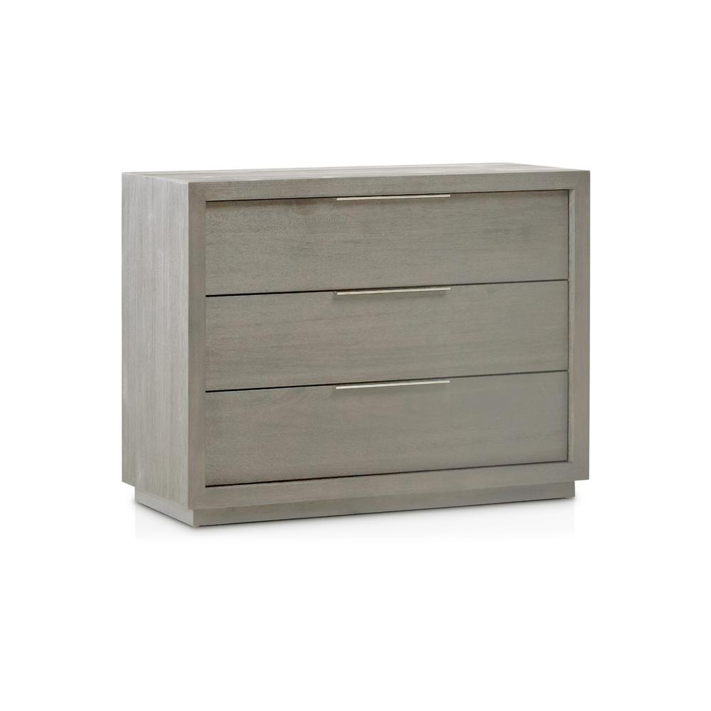 Oxford Three-Drawer Nightstand in Mineral (2024)