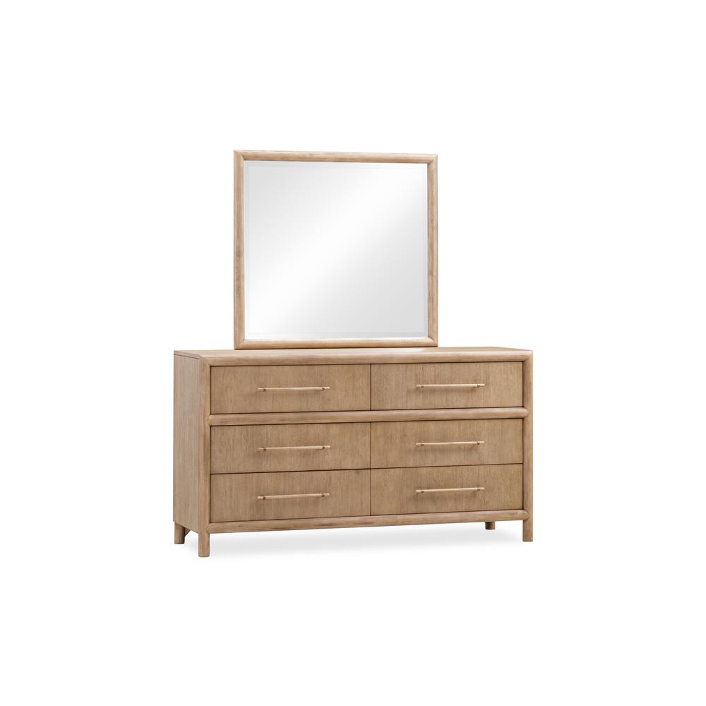Dorsey Six Drawer Dresser in Granola