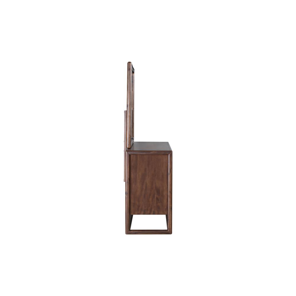 Sol Six Drawer Acacia Wood Dresser in Brown Spice