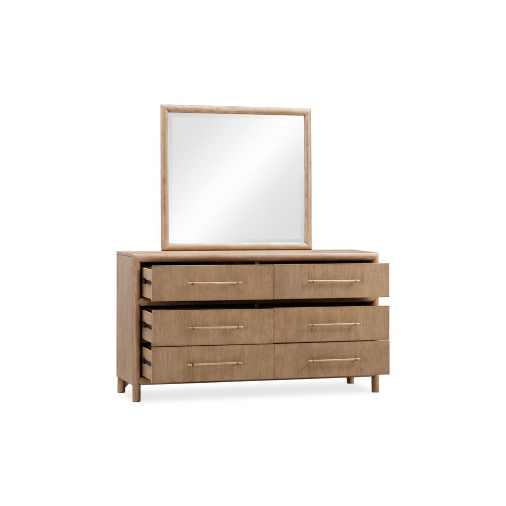 Dorsey Six Drawer Dresser in Granola