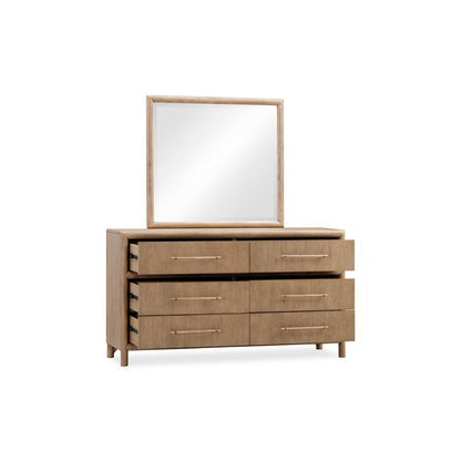 Dorsey Six Drawer Dresser in Granola