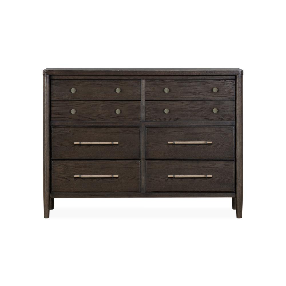 Rockport Eight Drawer Oak Wood Dresser in Yin
