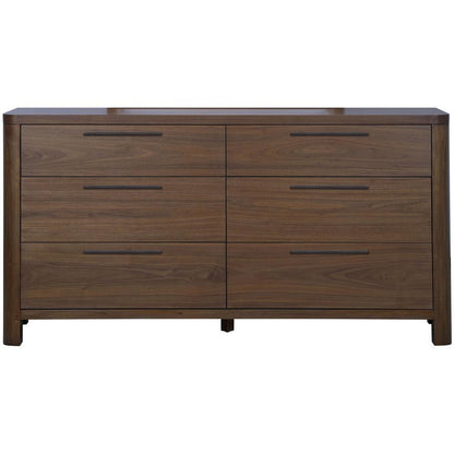 Totes Six Drawer Dresser in English Walnut
