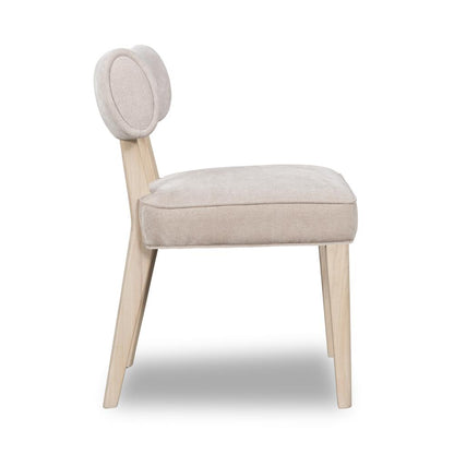 Magnolia Wood Frame Upholstered Dining Chair in Brown Sugar, set of 2