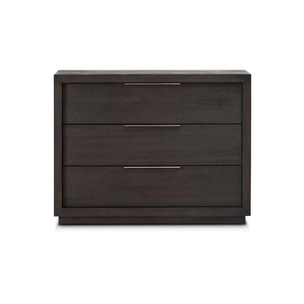 Oxford 3 Drawer Nightstand in Basalt Grey (2024)