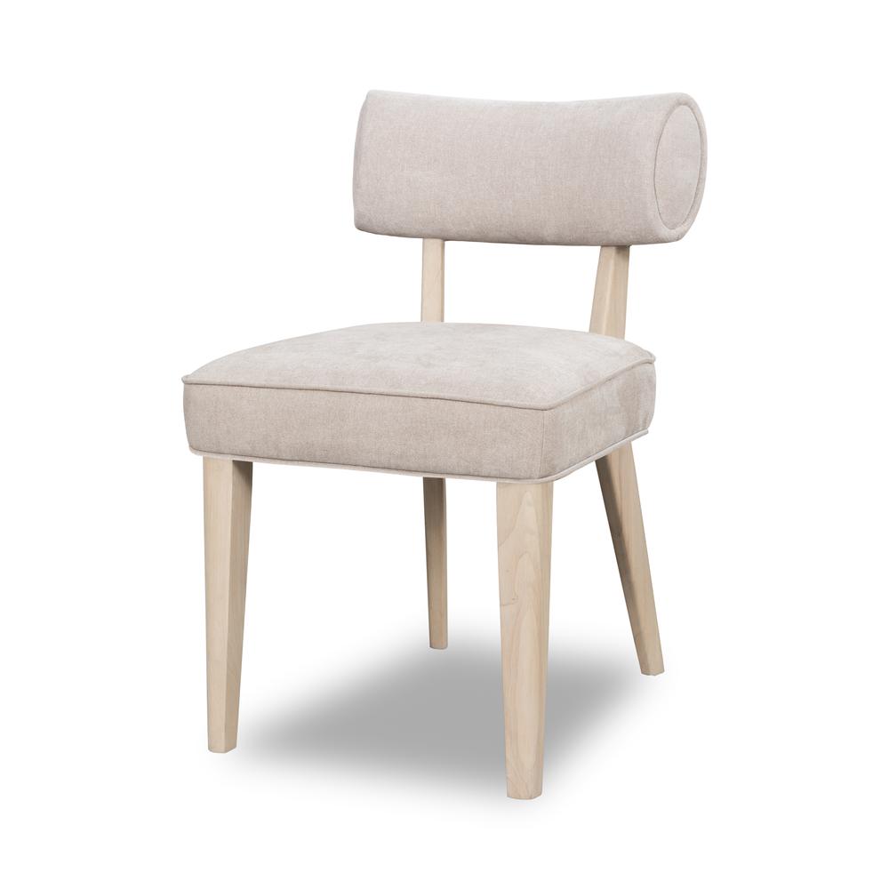 Magnolia Wood Frame Upholstered Dining Chair in Brown Sugar, set of 2