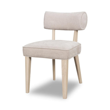 Magnolia Wood Frame Upholstered Dining Chair in Brown Sugar, set of 2