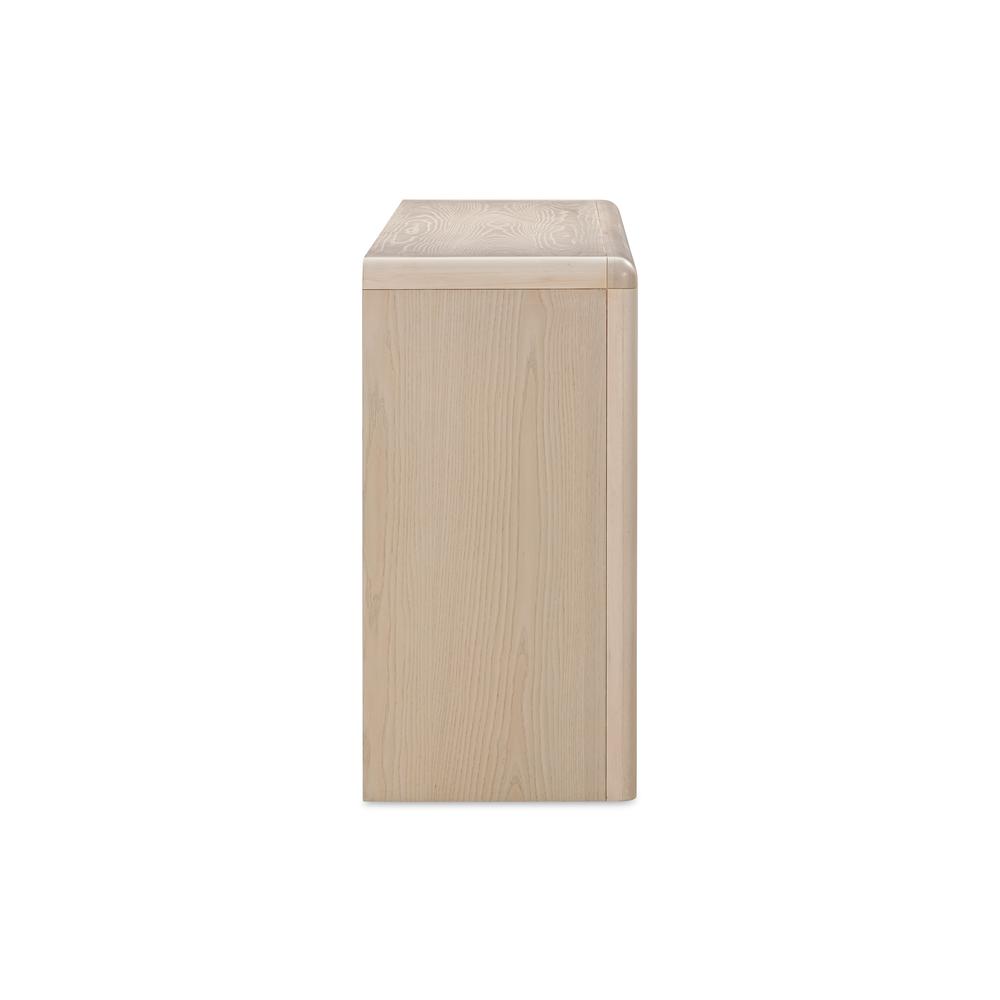 Liv Four Door Ash Wood Sideboard in White Sand