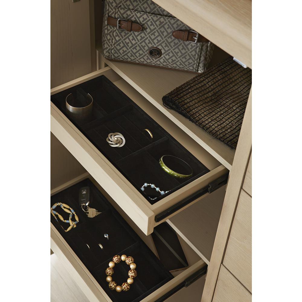Camden Six Drawer One Door Oak Wood Chest in Chai