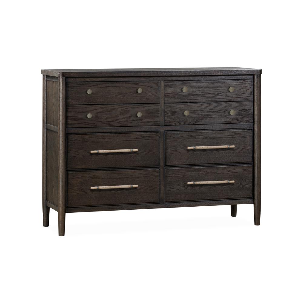 Rockport Eight Drawer Oak Wood Dresser in Yin