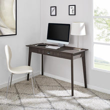 Newport Series Home Office Computer Writing Desk, Smoke Oak