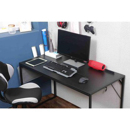 Small Computer Desk Simple Style Writing Desk, White/Pink