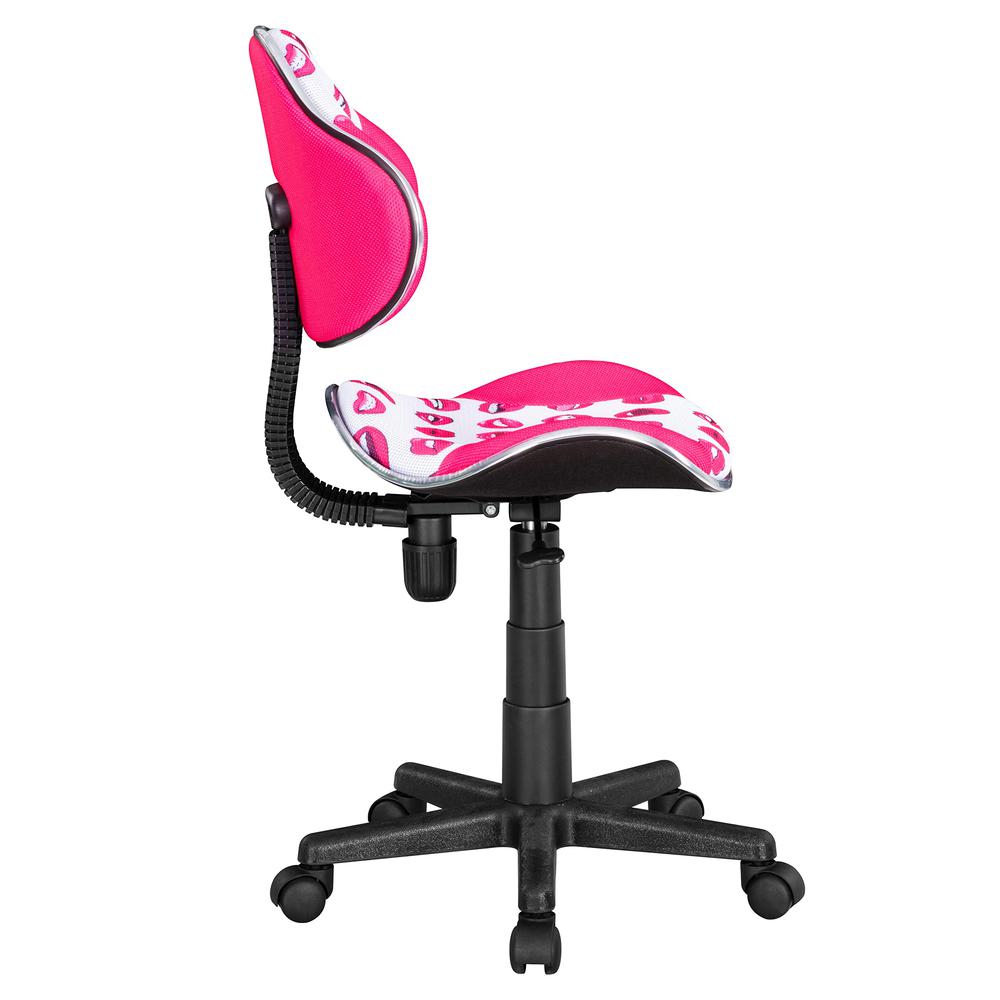 Home Office Low Back Computer Executive Chair, Pink