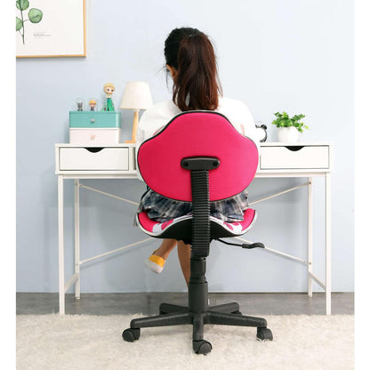 Home Office Low Back Computer Executive Chair, Pink