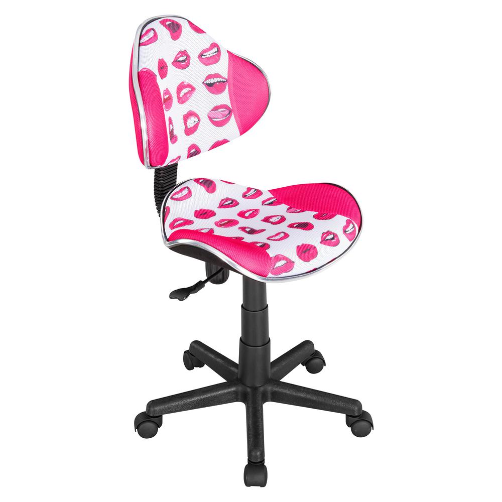 Home Office Low Back Computer Executive Chair, Pink