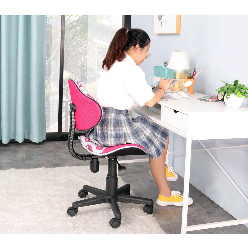 Home Office Low Back Computer Executive Chair, Pink