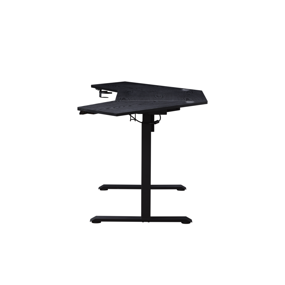 K314 Corner Electric Height Adjustable Standing Desk, Black