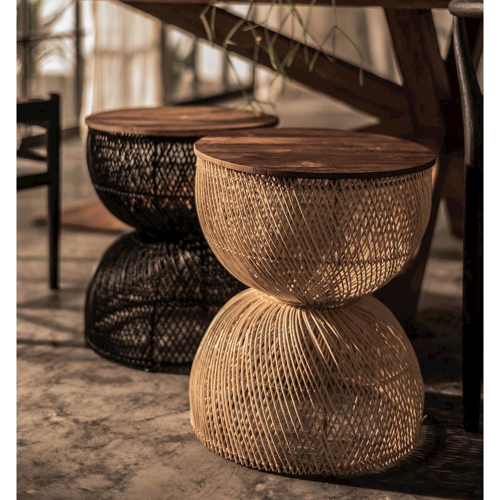 D-Bodhi Wave Side Table - Natural