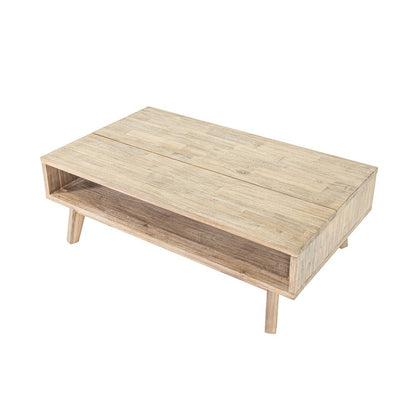 Gia Coffee Table with Lift Top - Light Driftwood