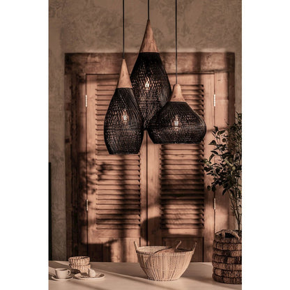 D-Bodhi Horn Pendant Large - Black