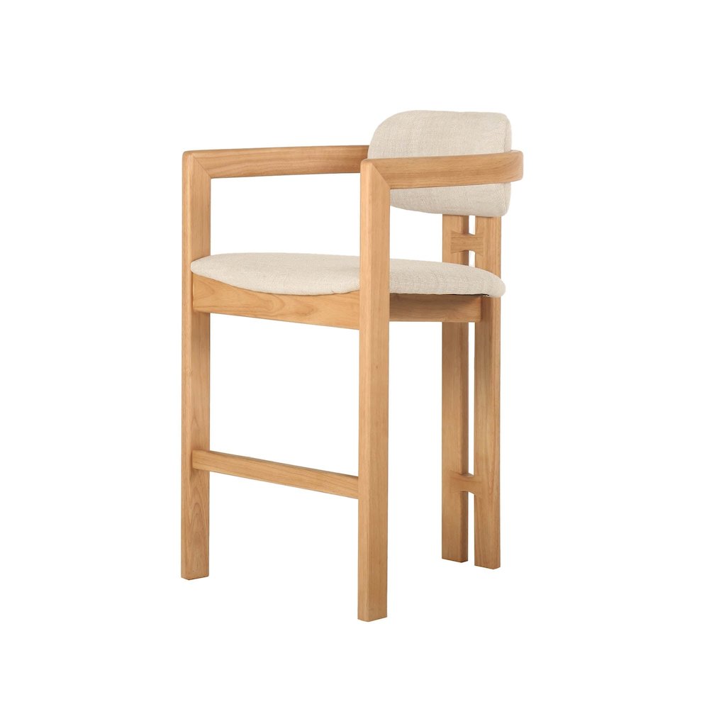 Monterrey Counter Stool - Cream Tweed