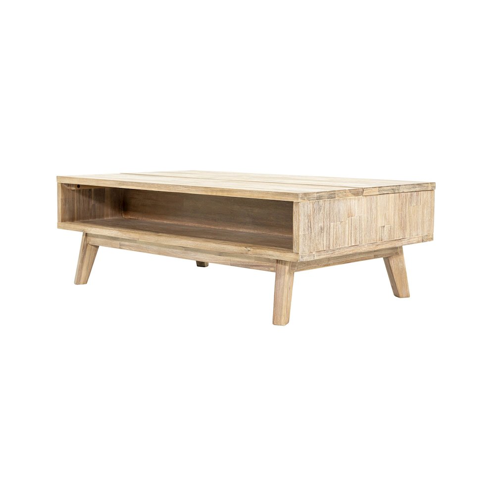 Gia Coffee Table with Lift Top - Light Driftwood