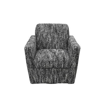 Cooper Swivel Club Chair - Chanel Black