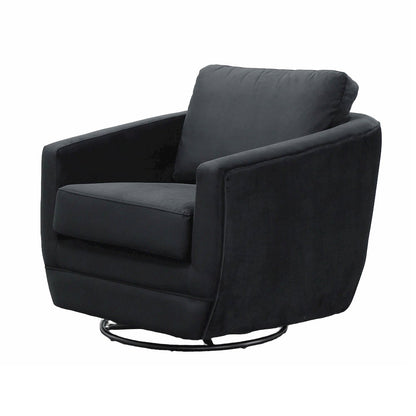Baltimo Swivel Glider - Velvet Black