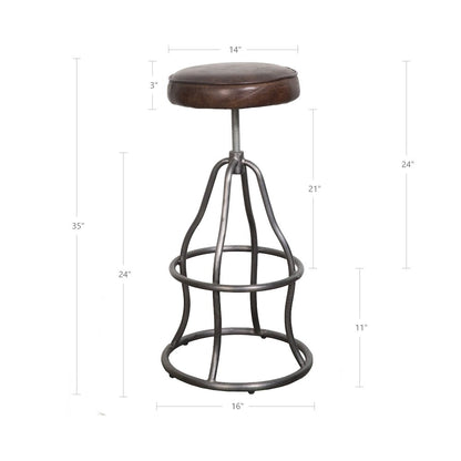 Bowie Stool - Vintage Brown