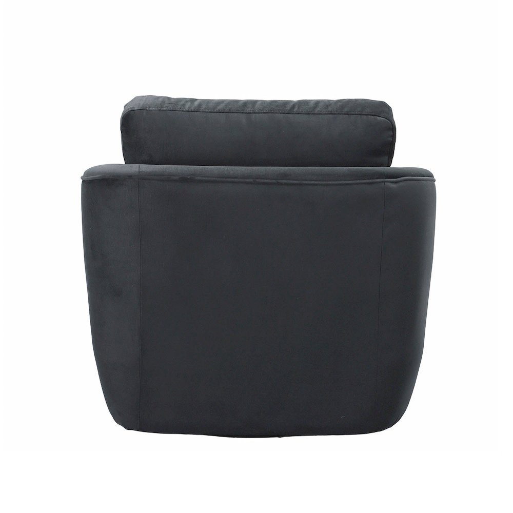 Baltimo Swivel Glider - Velvet Black