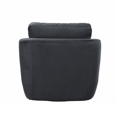 Baltimo Swivel Glider - Velvet Black
