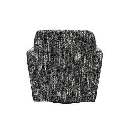 Cooper Swivel Club Chair - Chanel Black