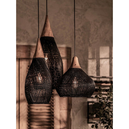 D-Bodhi Horn Pendant Large - Black