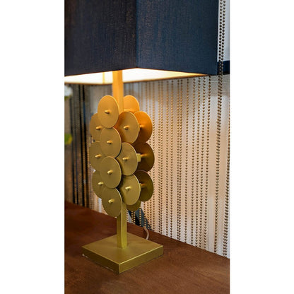 Skye Brass Disc Lamp