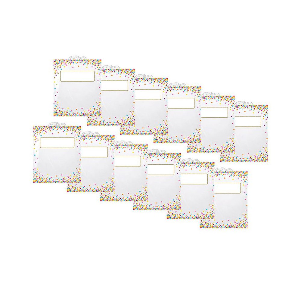 Hanging Confetti Pattern Storage/Book Bag, 11" x 16", Pack of 12