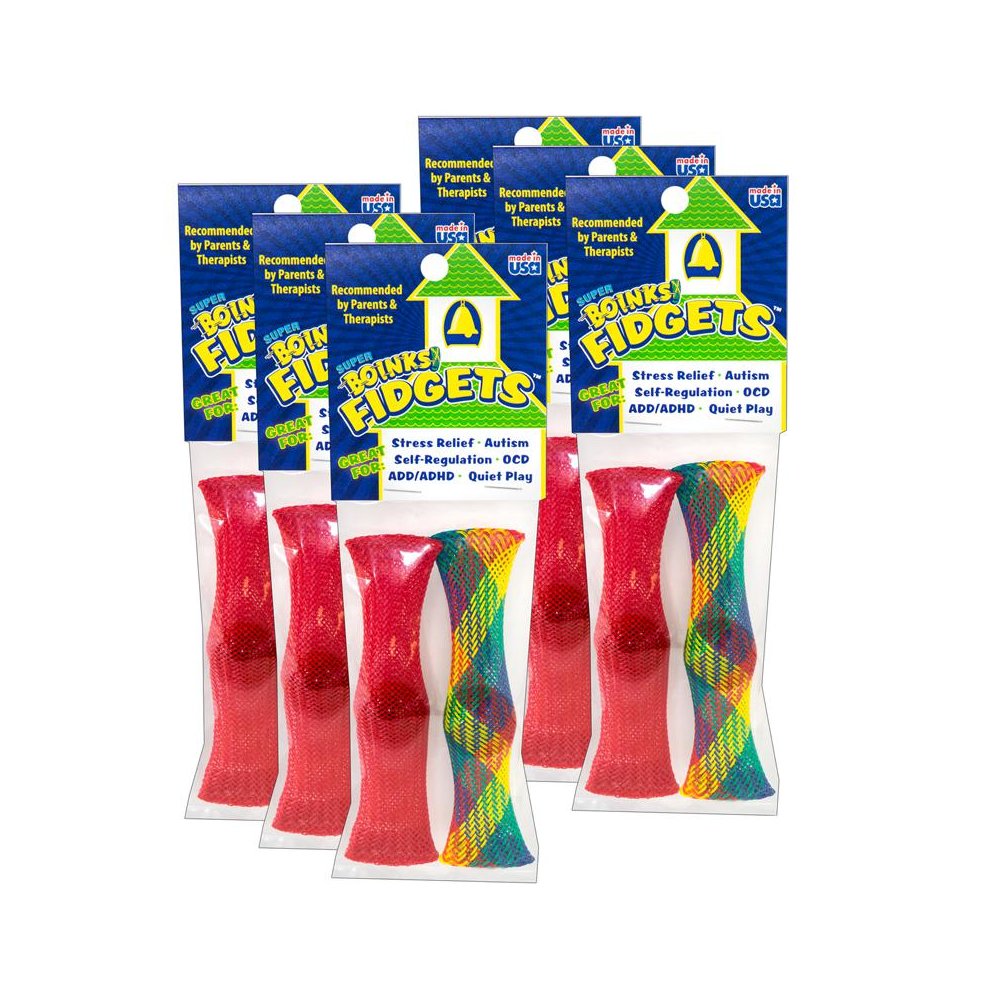 Super Boinks Fidgets, 2 Per Pack, 6 Packs