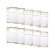 Hanging Confetti Pattern Storage/Book Bag, 11" x 16", 5 Per Pack, 2 Packs