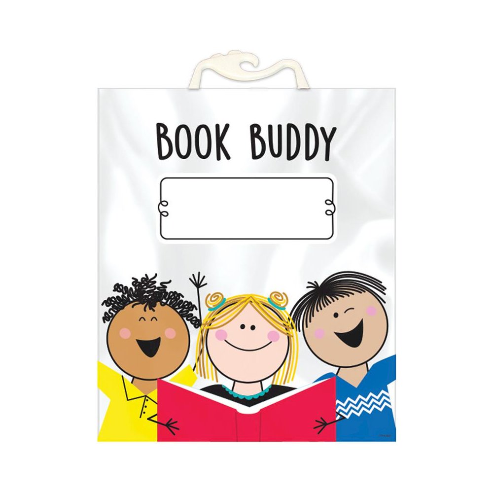Stick Kid Friends Book Buddy Bags, Pack of 6